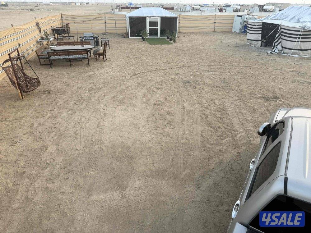 للايجار مخيم مرتب كبد الدوار الرابع البر اللي مقابل المخفر هدوء المكان0