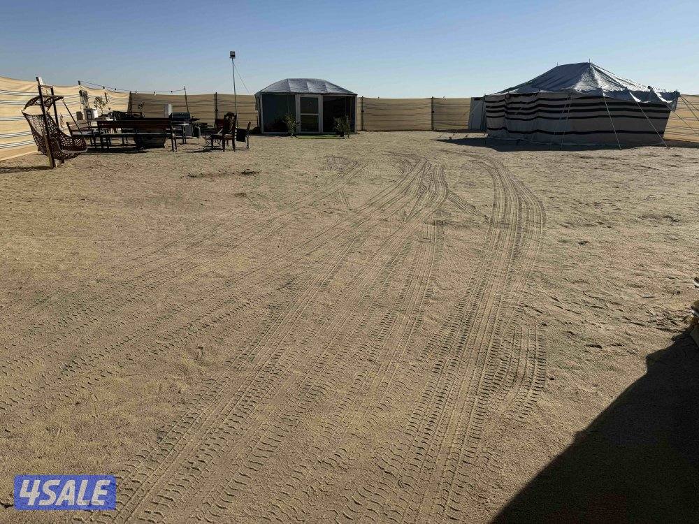 للايجار مخيم مرتب كبد الدوار الرابع البر اللي مقابل المخفر هدوء المكان8