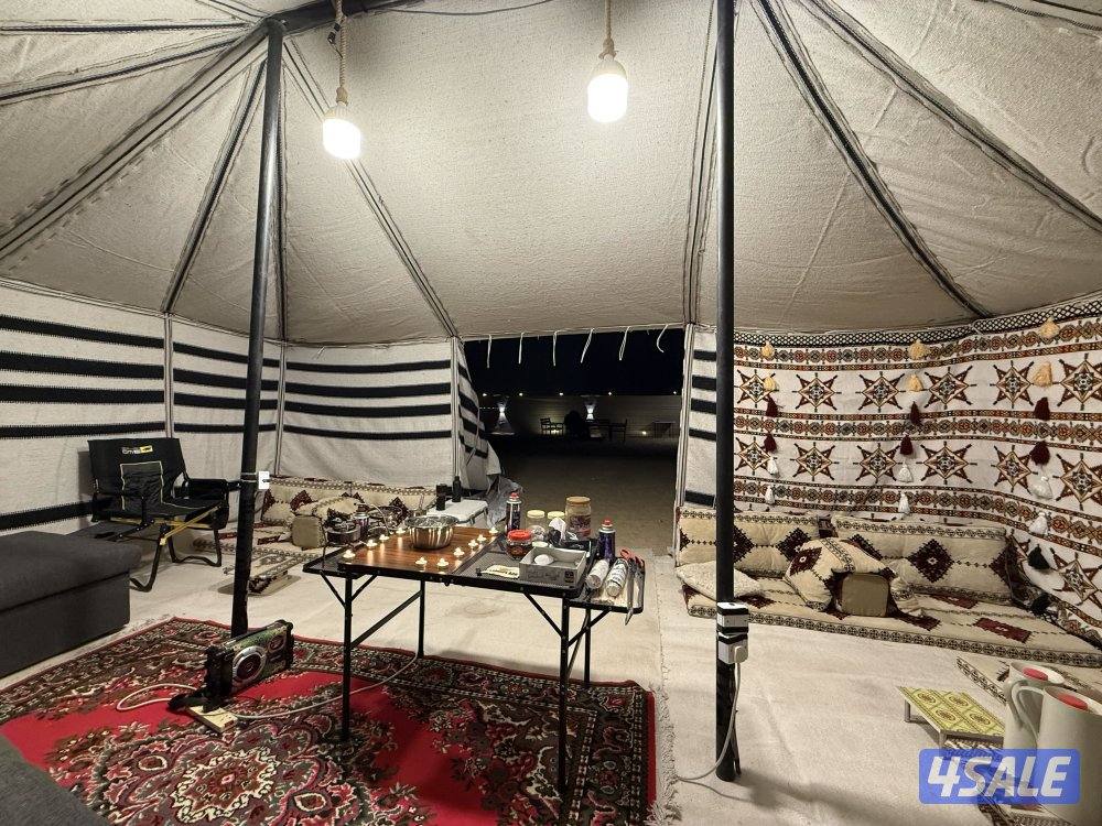 للايجار مخيم مرتب كبد الدوار الرابع البر اللي مقابل المخفر هدوء المكان9