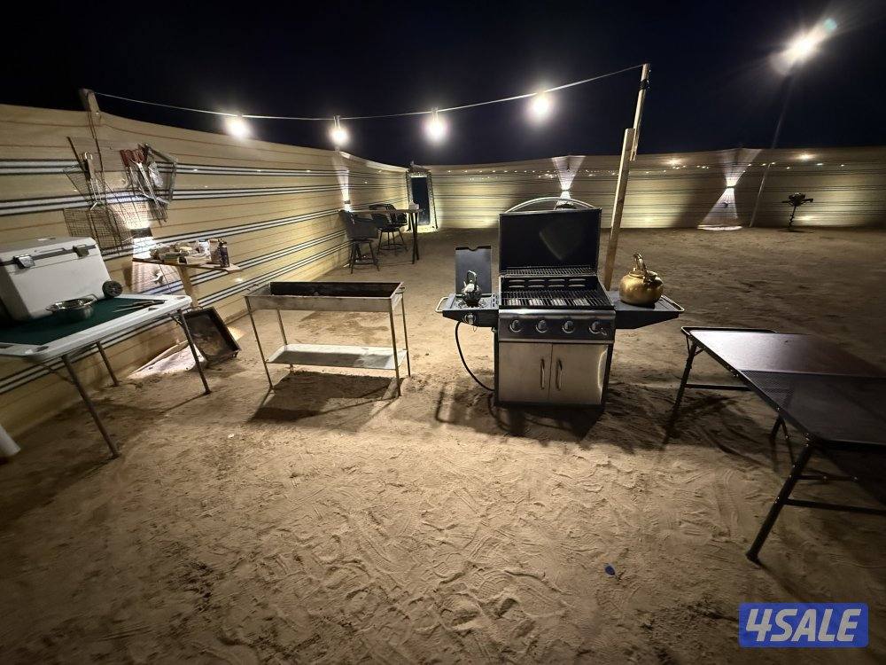 للايجار مخيم مرتب كبد الدوار الرابع البر اللي مقابل المخفر هدوء المكان11