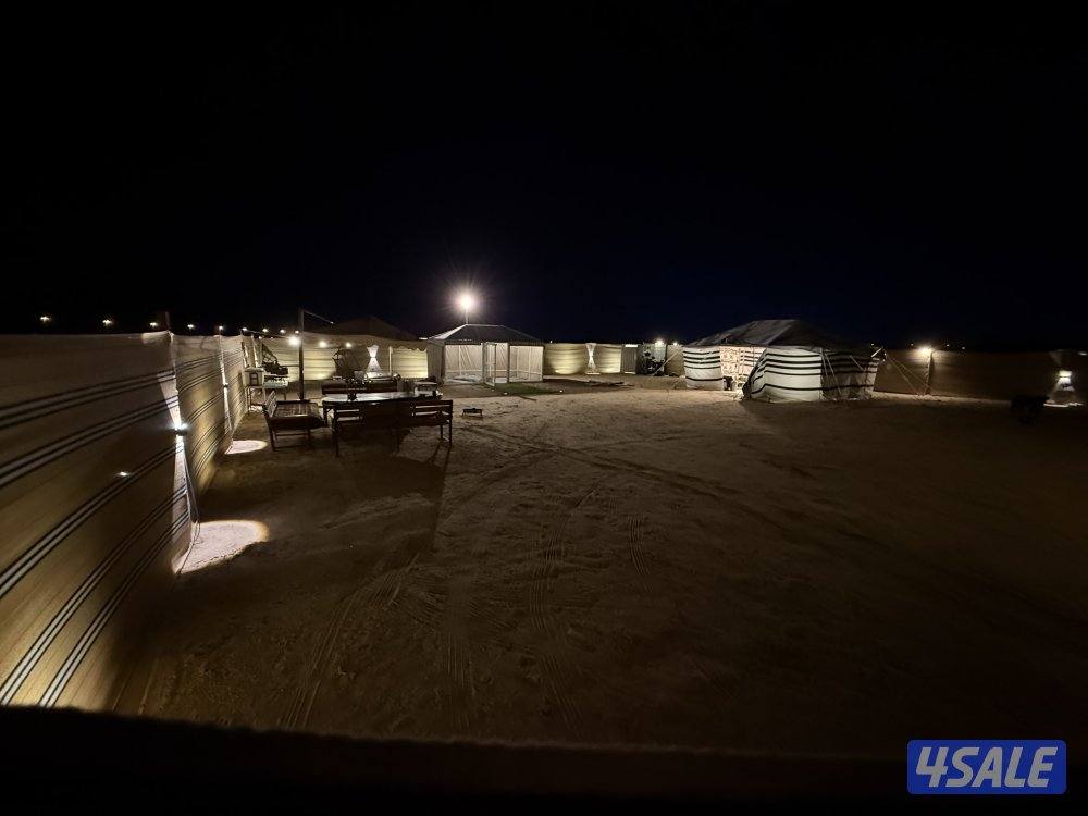 للايجار مخيم مرتب كبد الدوار الرابع البر اللي مقابل المخفر هدوء المكان14