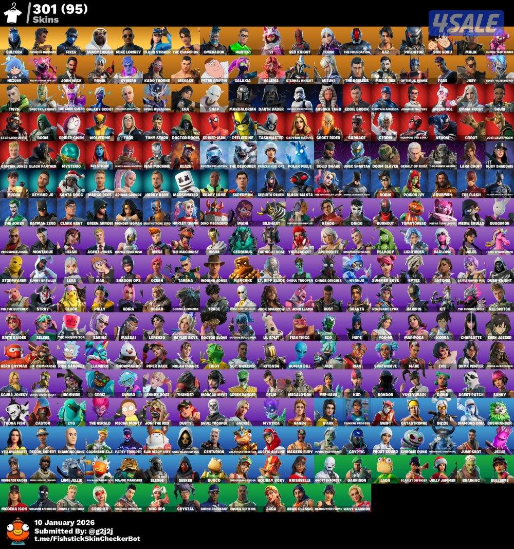 حساب فورت نايت نادررر 🔥🔥1