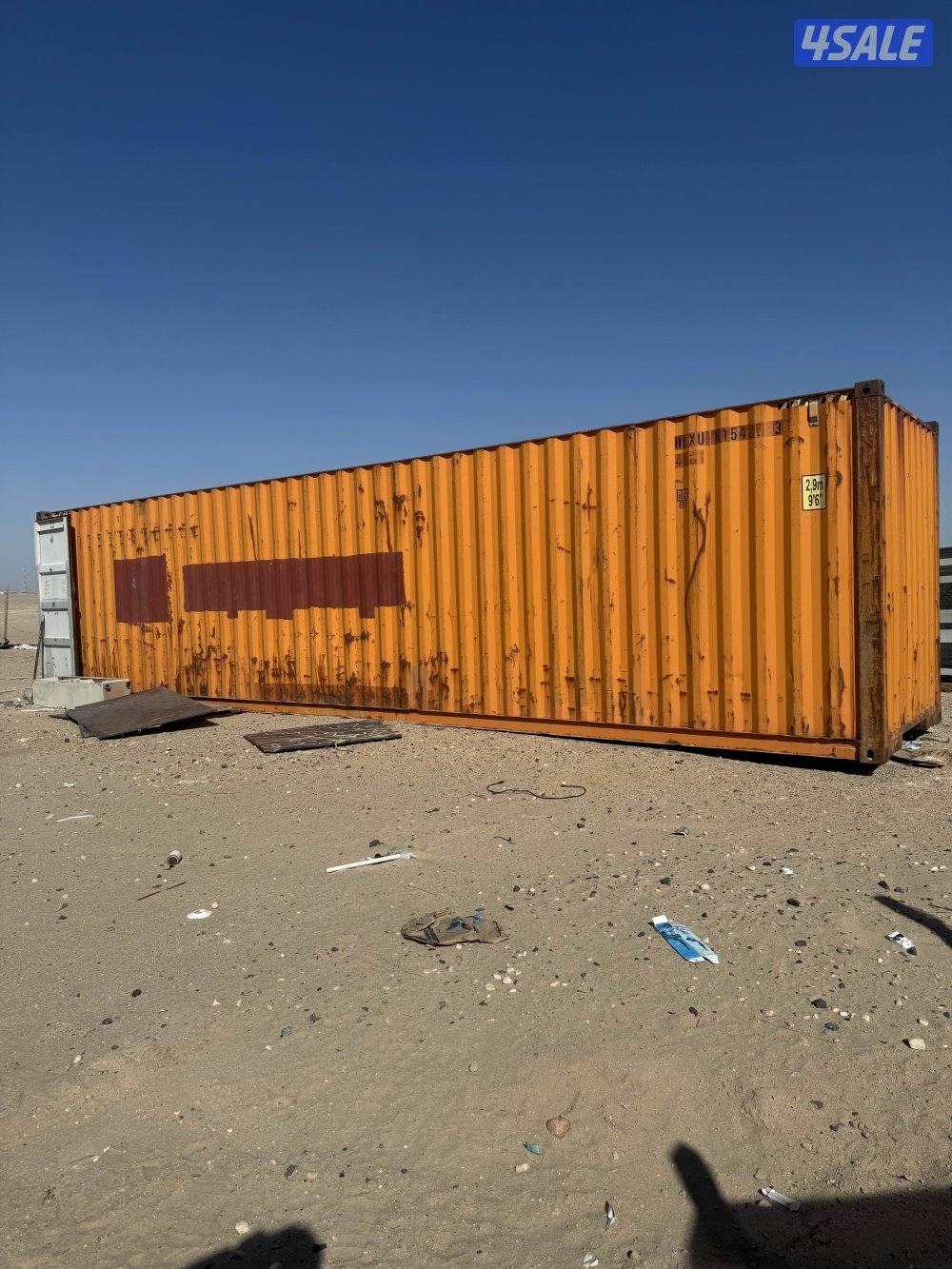 بيعه سريعه كونتينر 40قدم 12متر شرط النظافه خالي من الكسور0
