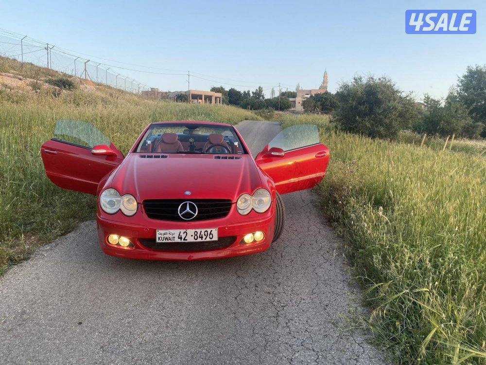 مرسيدس SL350 موديل ٢٠٠٤ / كل شي شغال فيه2