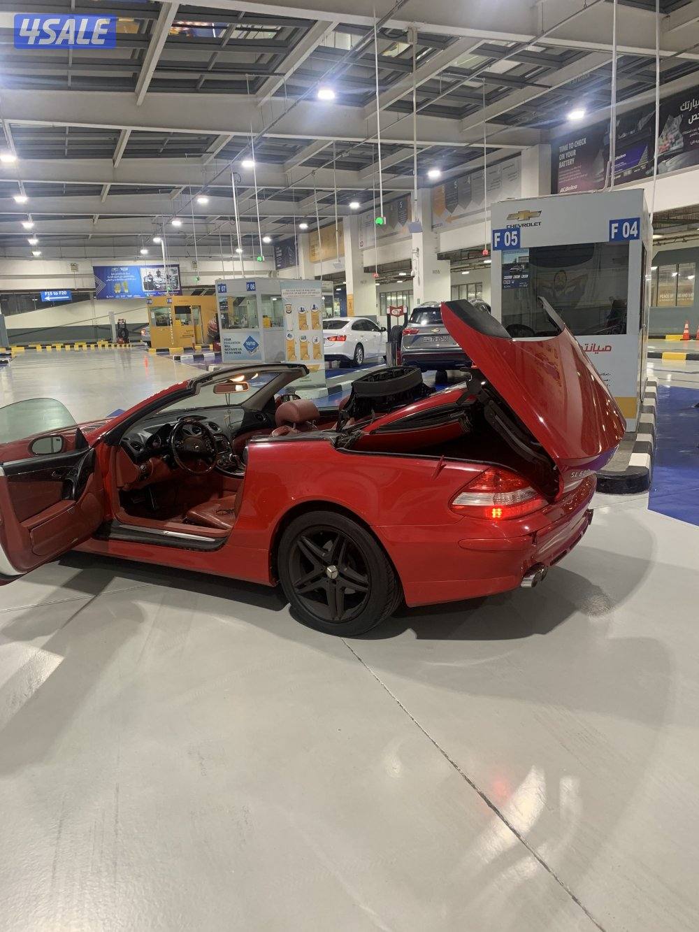 مرسيدس SL350 موديل ٢٠٠٤ / كل شي شغال فيه3