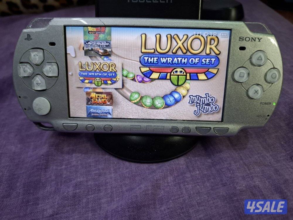 PSP SLIM P2000 MODEL..GREY COLOR 8GB SD CARD WITH 45 GAMES5