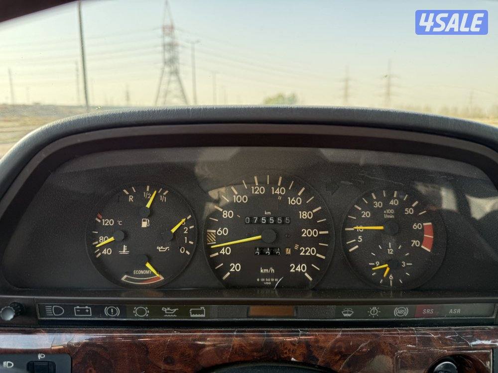 500sel موديل 1990 ماشي 75 الف فقط10