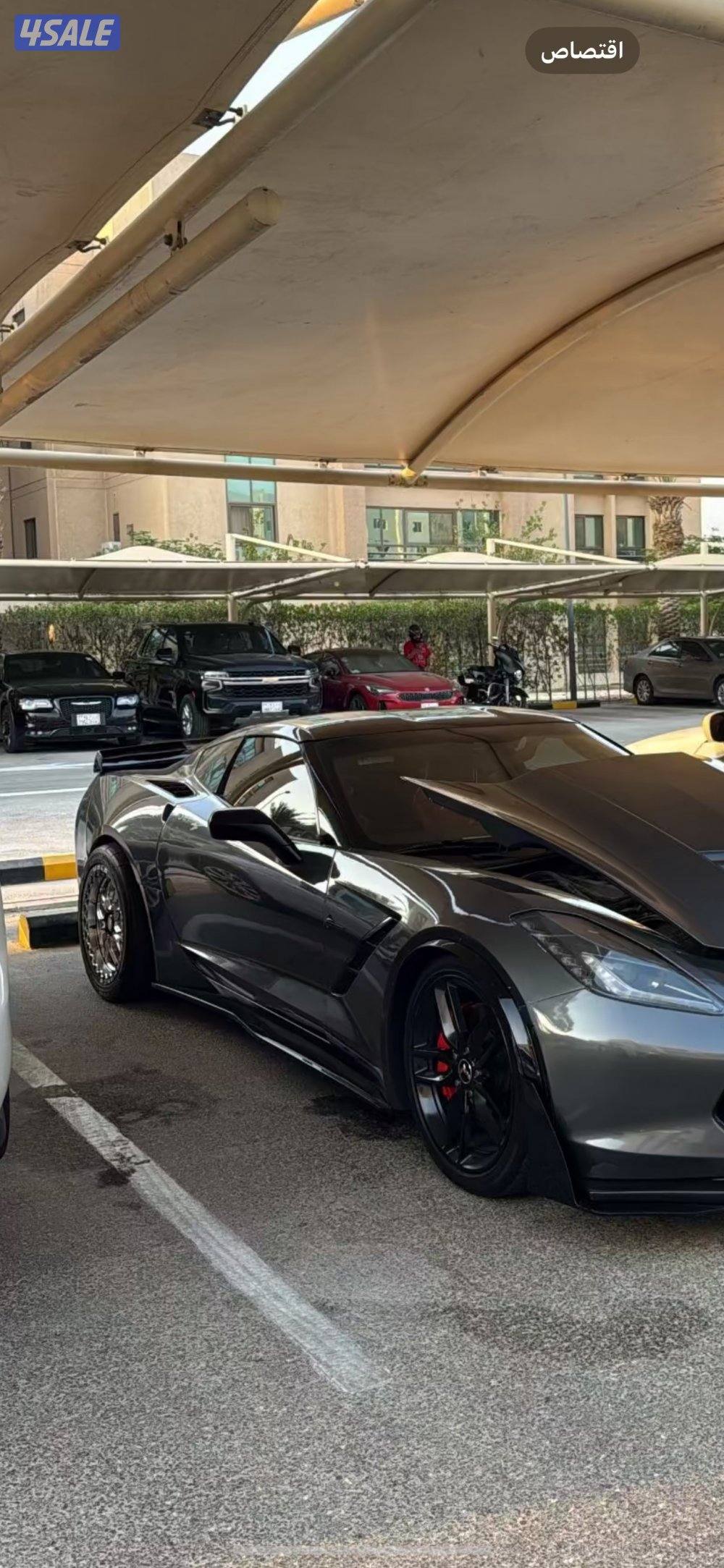 للبيع رنقات لقونا بيدلوك حجم 18 راكبين على كورفت C7 مع توايرهم2