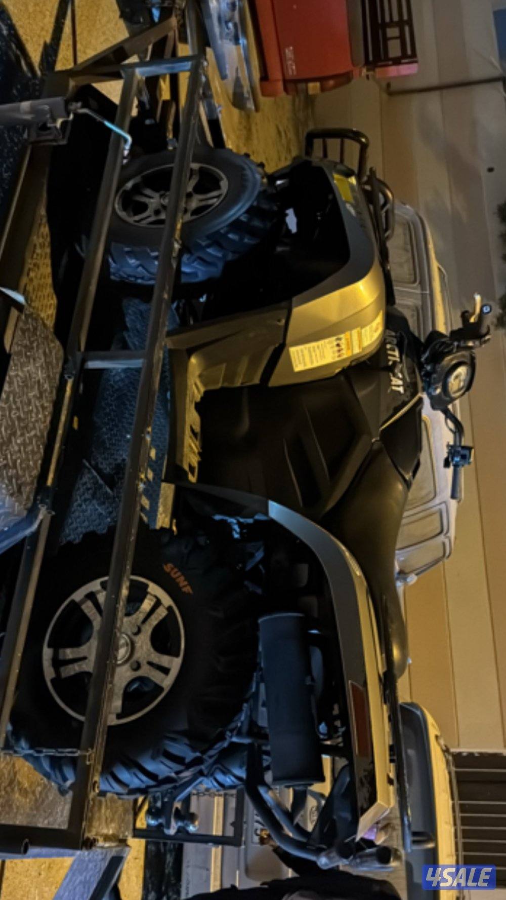 بقي ARCTIC CAT. 450cc امريكي المواصفات قلص و ونش ودبل جاهز مع عربانته2