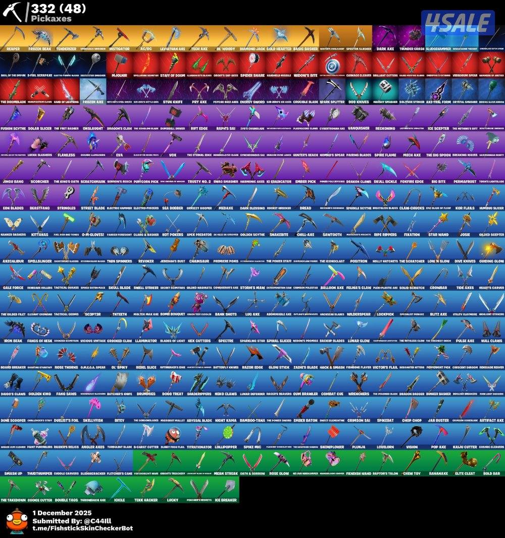 حساب فورت للبيع شيطون وترفس سكوت 300+ سكن (( ماينربط سوني ))2