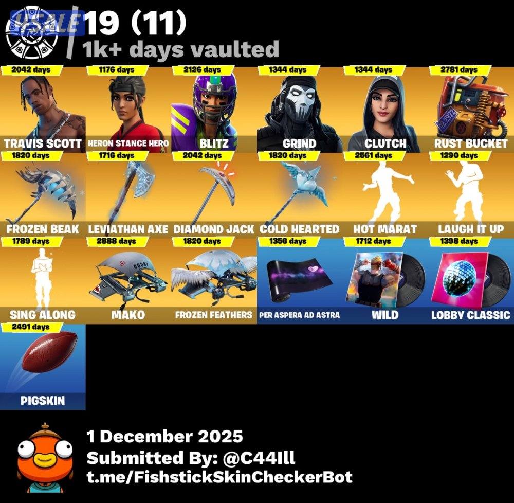 حساب فورت للبيع شيطون وترفس سكوت 300+ سكن (( ماينربط سوني ))4