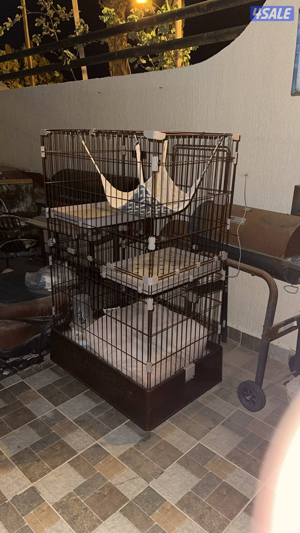للبيع قفص قطط كبير1