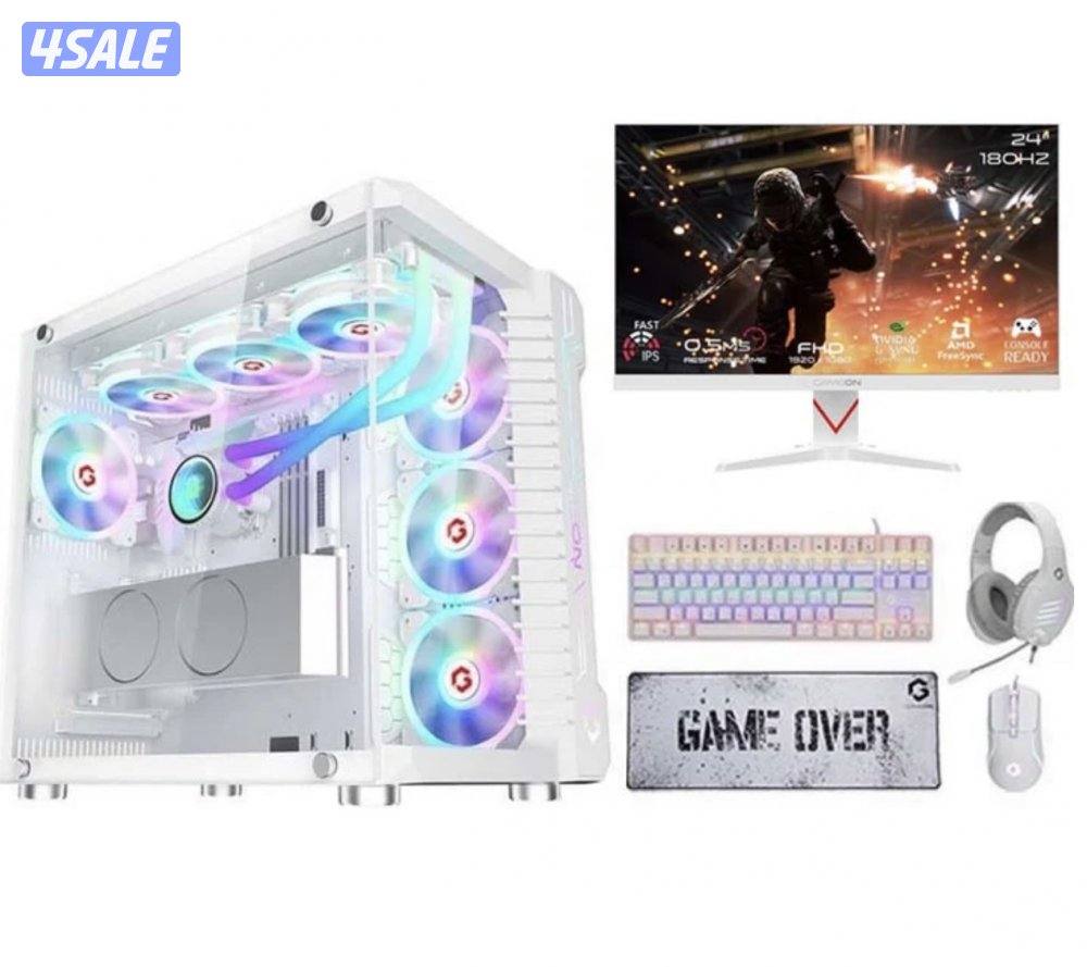 للبيع بي سي كامل مع جميع ملحقاته من طاولة وكرسي ويدة وسماعة كامله1