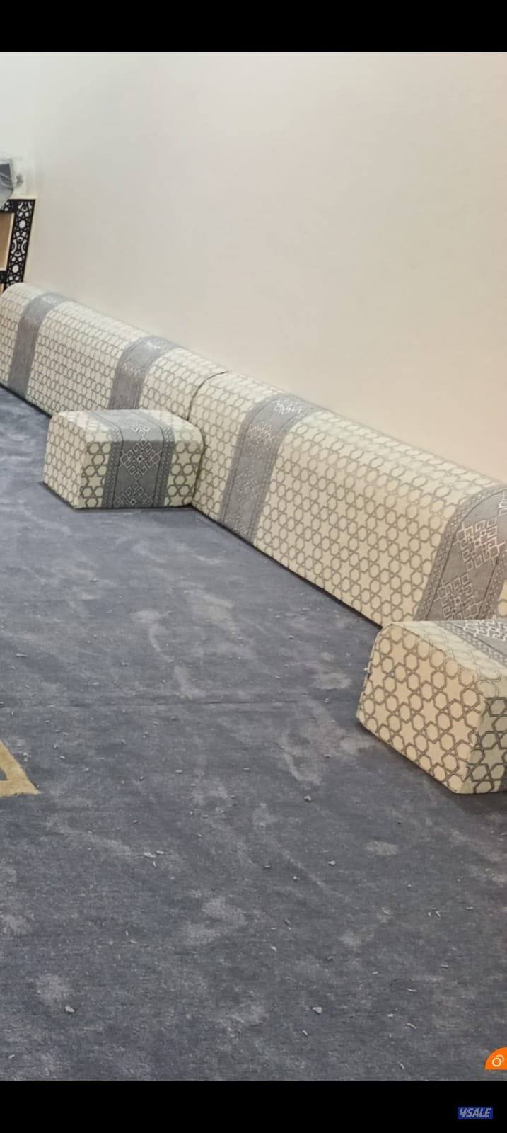 سجاد تركي قص بلمتر حفر يدوي مساند ضهر بلاستك ثيل صناعي وجميع اثاث تنجي4