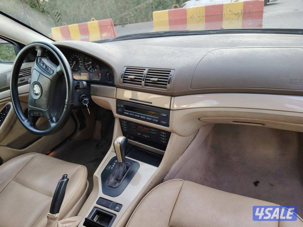 للبيع بي ام 520 موديل 2002 عداد 298 الف جاهزة للاستعمال9