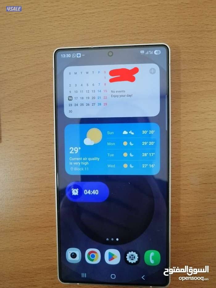 للبيع تليفون سامسونج Ultra 25 اللون ازرق 256gb حجم 6,9 Samsung S25 Ult2
