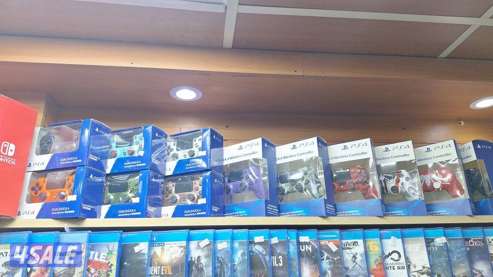 بيع جميع أجهزةps3-4-5جديدومستعمل واكسسواراتها وكروت ستور4