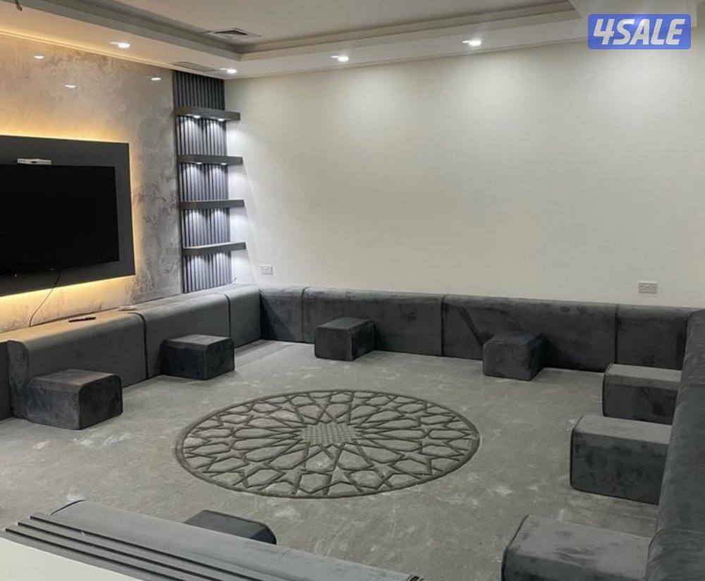 تركيب سجاد تركي ساده ومشجر قص حسب الطلب +تفصال مساند ظهر0