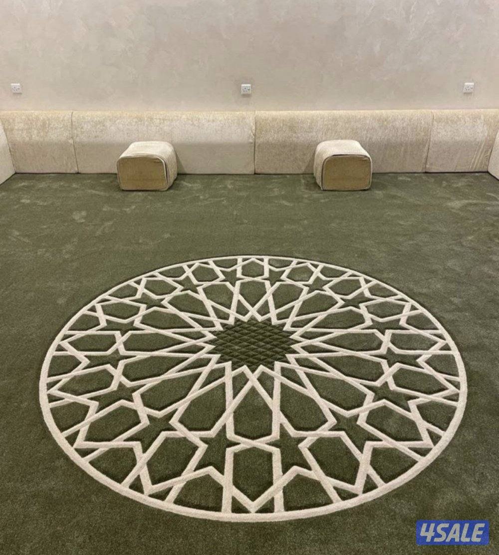 تركيب سجاد تركي ساده ومشجر قص حسب الطلب +تفصال مساند ظهر14