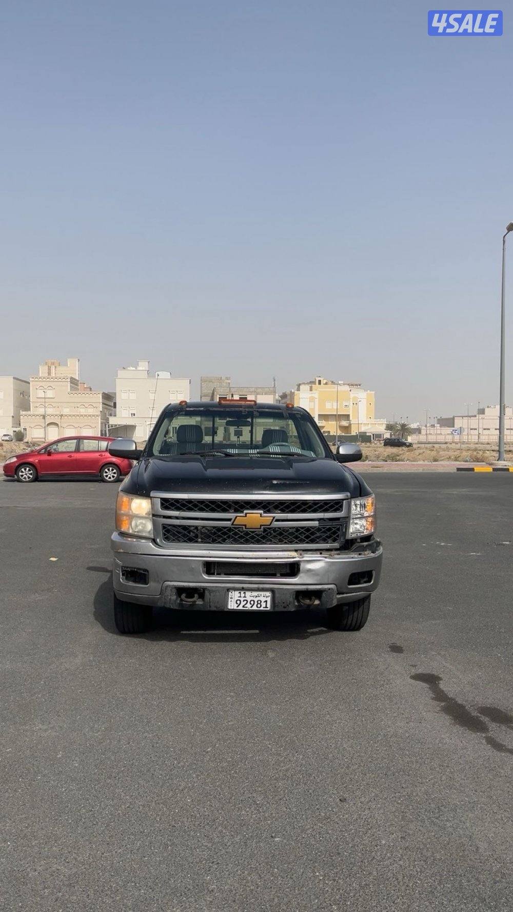 للبيع ونيت سيلفرادو HD بدل قير ٢٠١٣ شرط الفحص مكينه قير  اللون اسود1