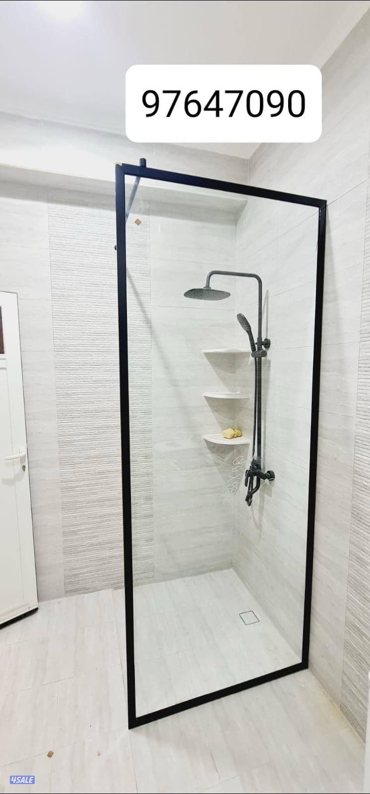 تركيب زجاج ومرايا جميع انواع زجاج شاورت المنيوم واستيل11