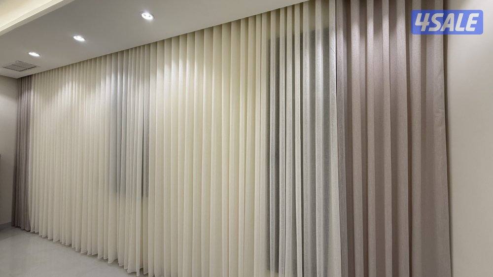 تفصيل وتركيب ستاير رول عازل للشمس وستائر خام لمن وويفي وسجاد ومخاد0