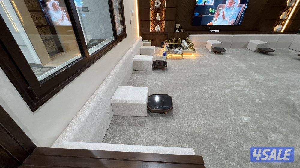 تفصيل وتركيب ستاير رول عازل للشمس وستائر خام لمن وويفي وسجاد ومخاد5