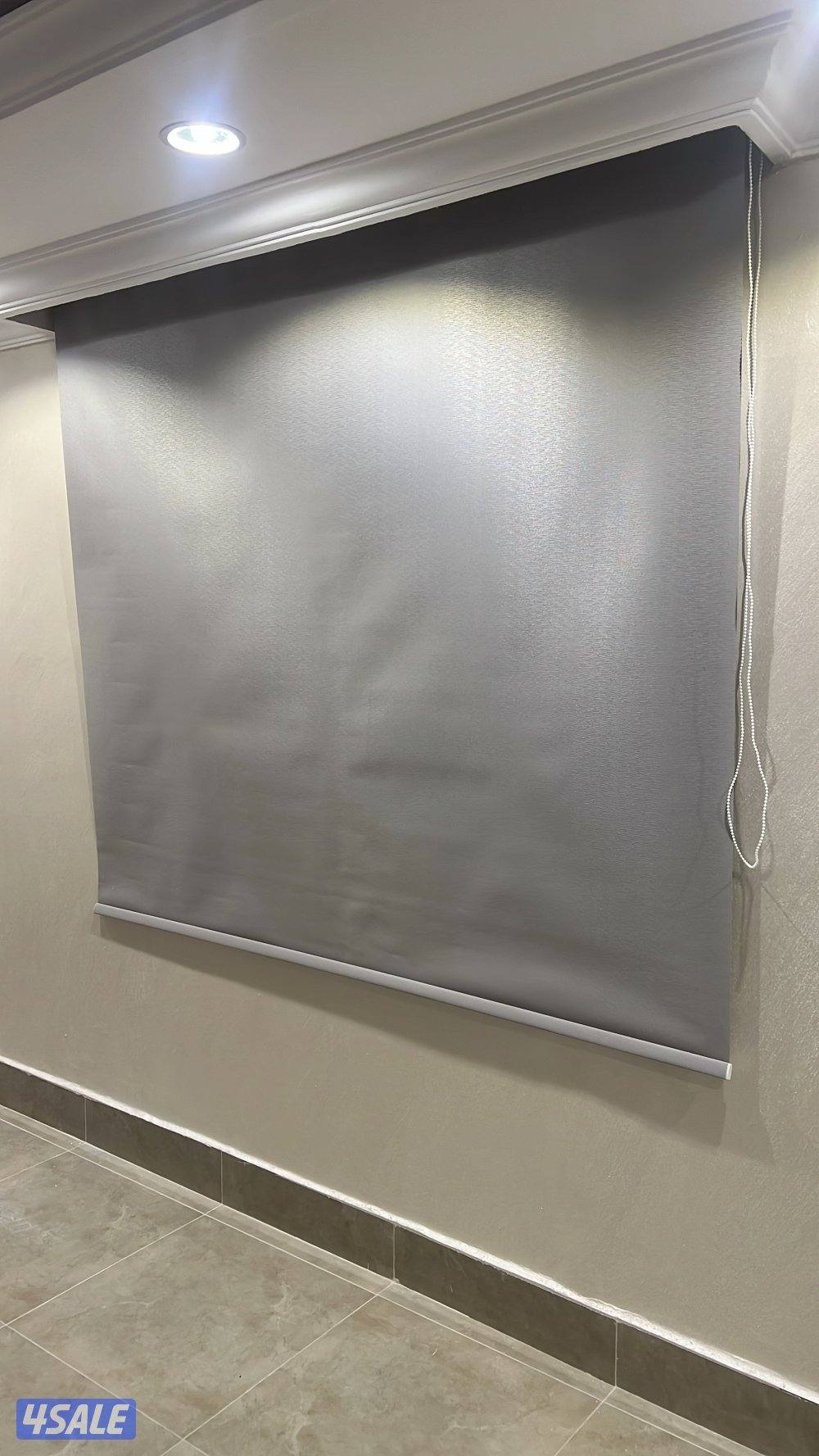 تفصيل وتركيب ستاير رول عازل للشمس وستائر خام لمن وويفي وسجاد ومخاد9