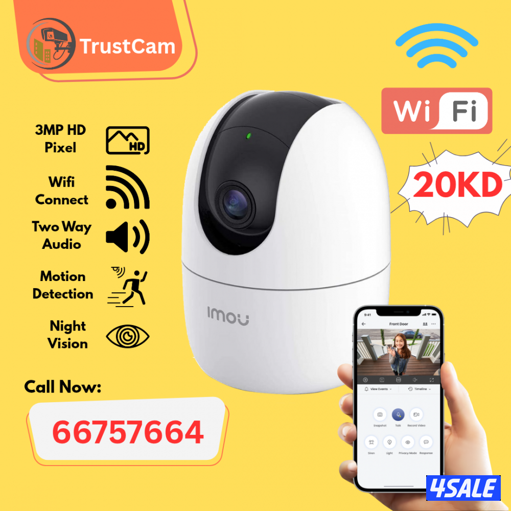 Wifi camera 20 kd only. Comes with free memory.0
