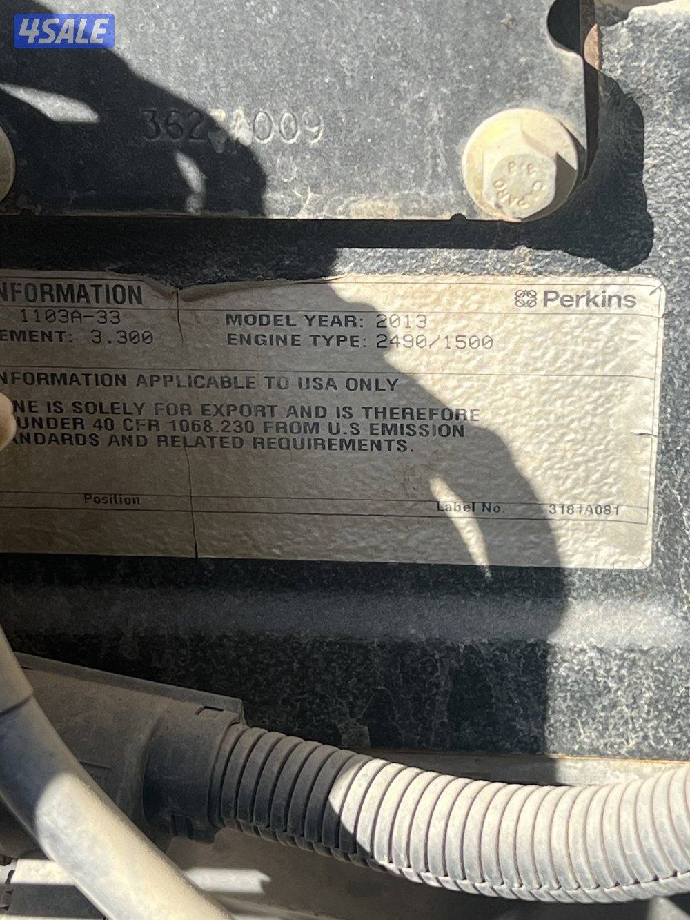 للبيع مكينه بيركنز 30 الف4