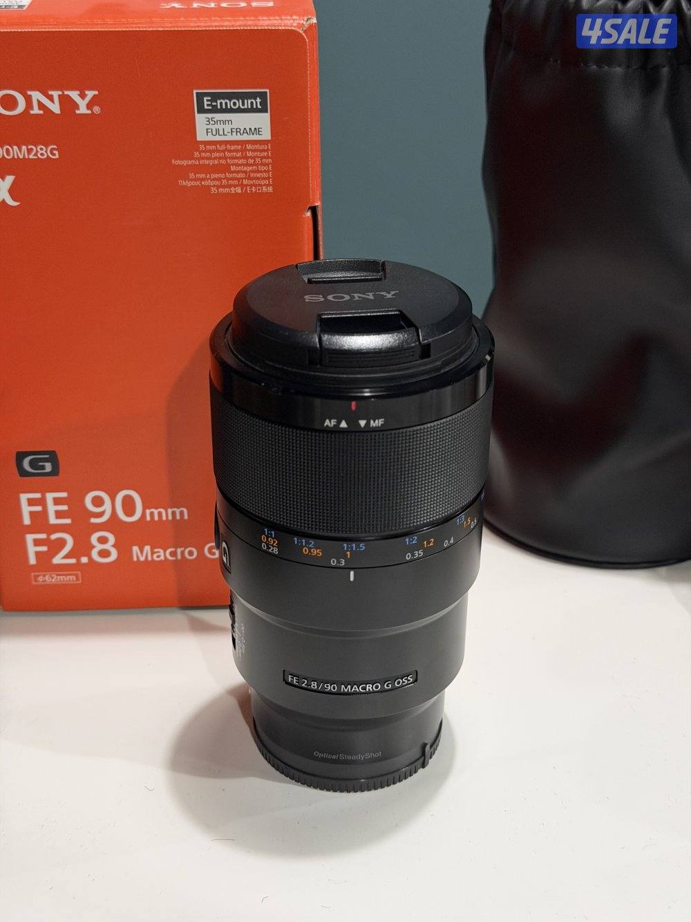 للبيع Sony FE 90mm F2.8 Macro G OSS  مستعمل1