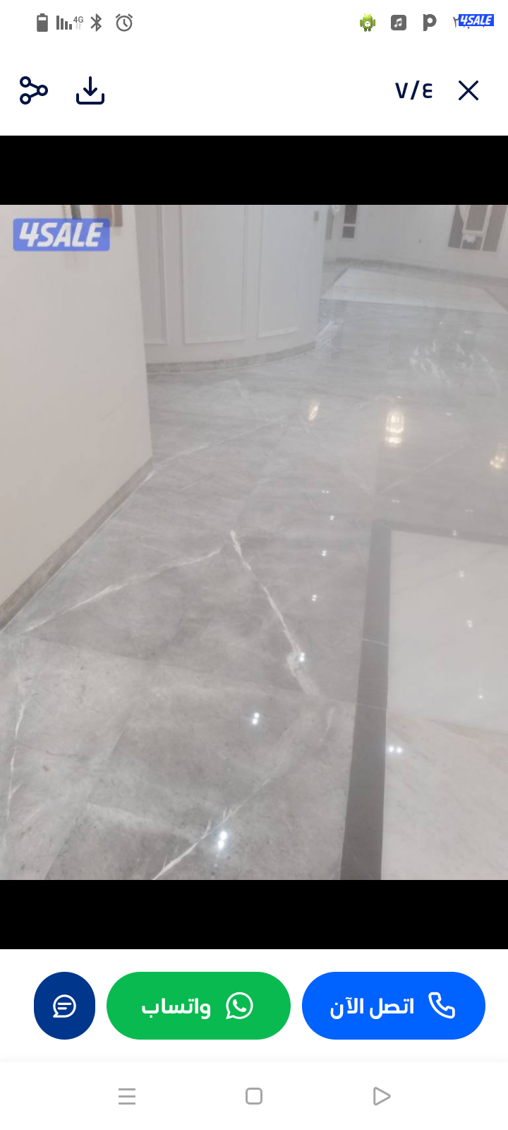 جلي وتلميع الرخام والجرانيت وكاشي مع أبو حسين0