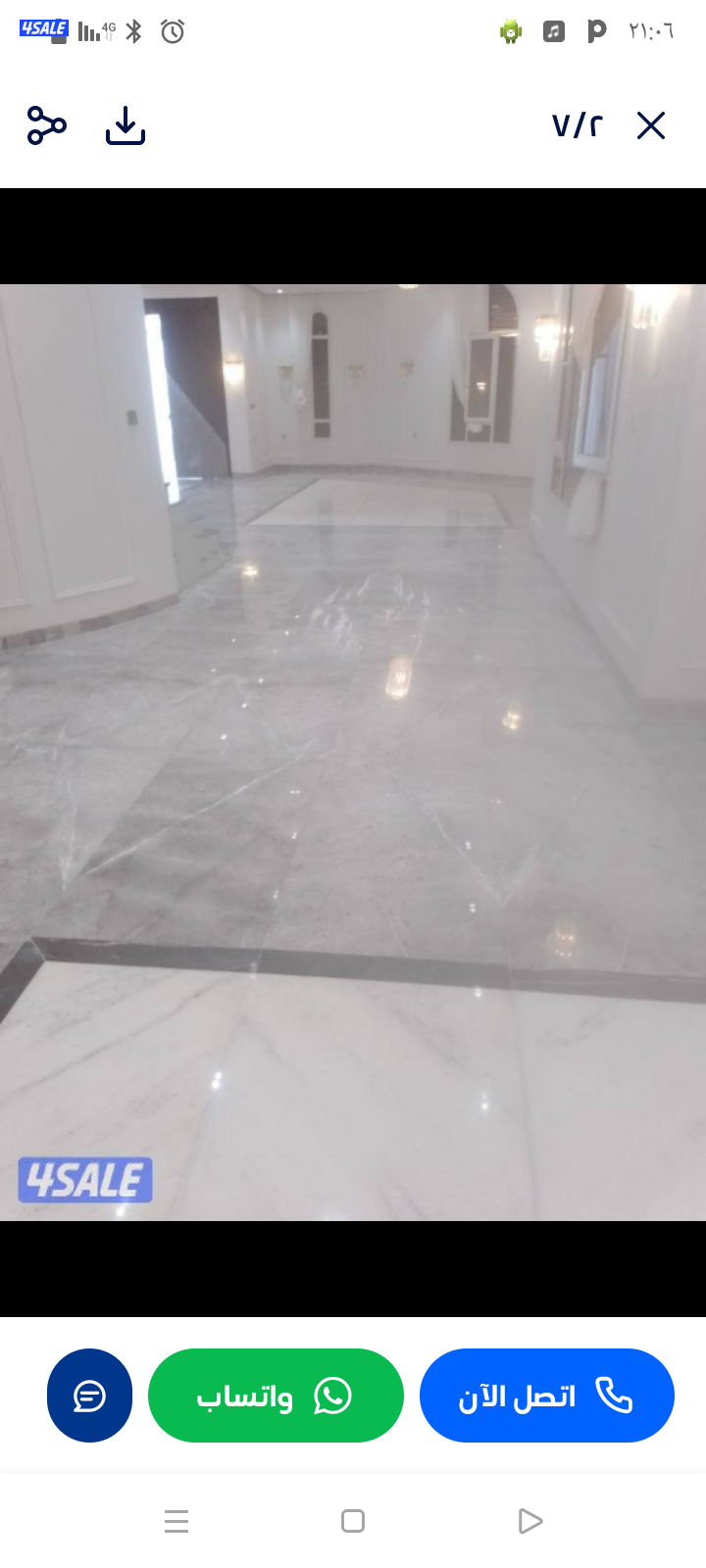 جلي وتلميع الرخام والجرانيت وكاشي مع أبو حسين5