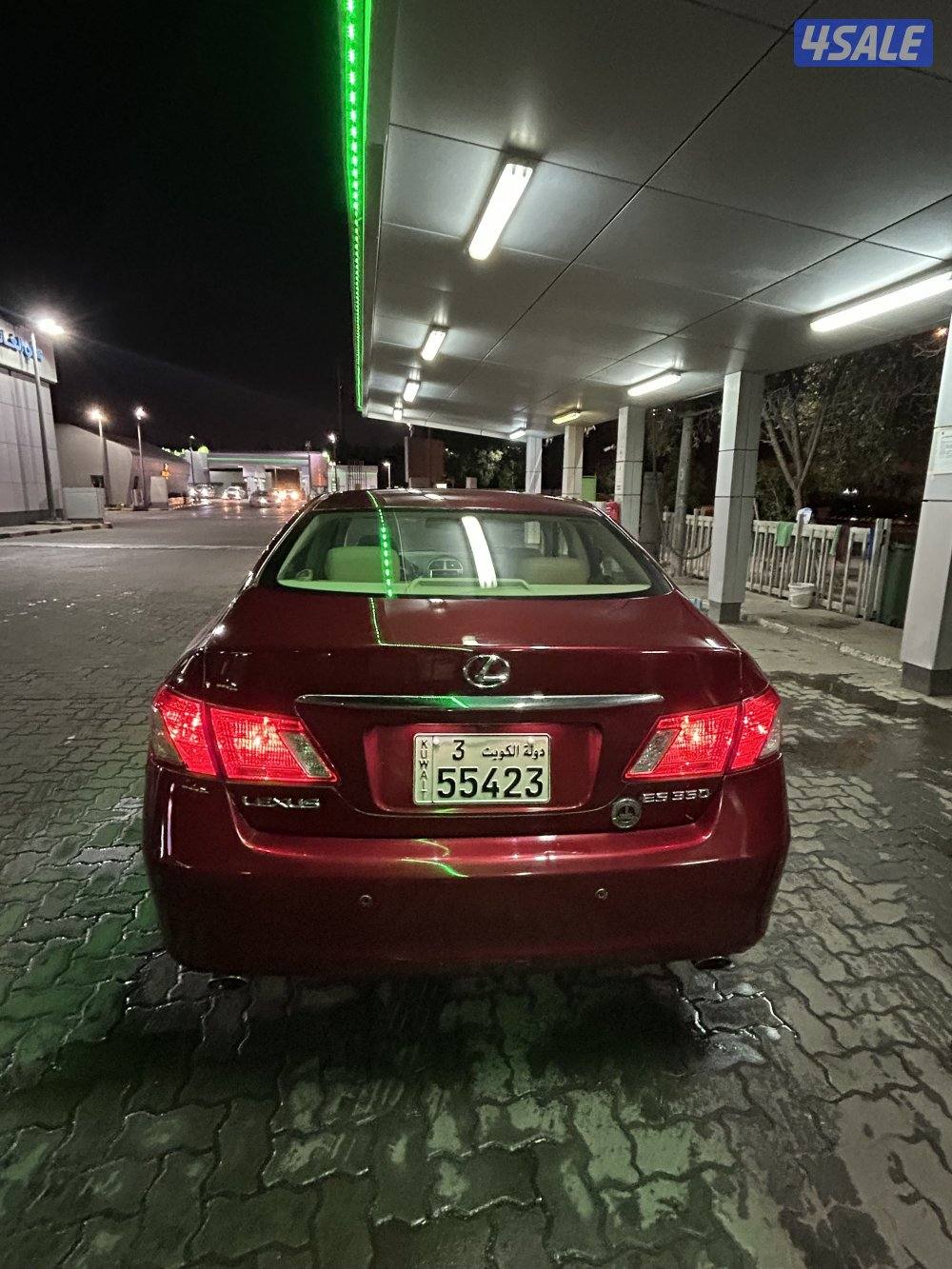 للبيع  لكزسز es350  لون عنابي. من داخل بيج1