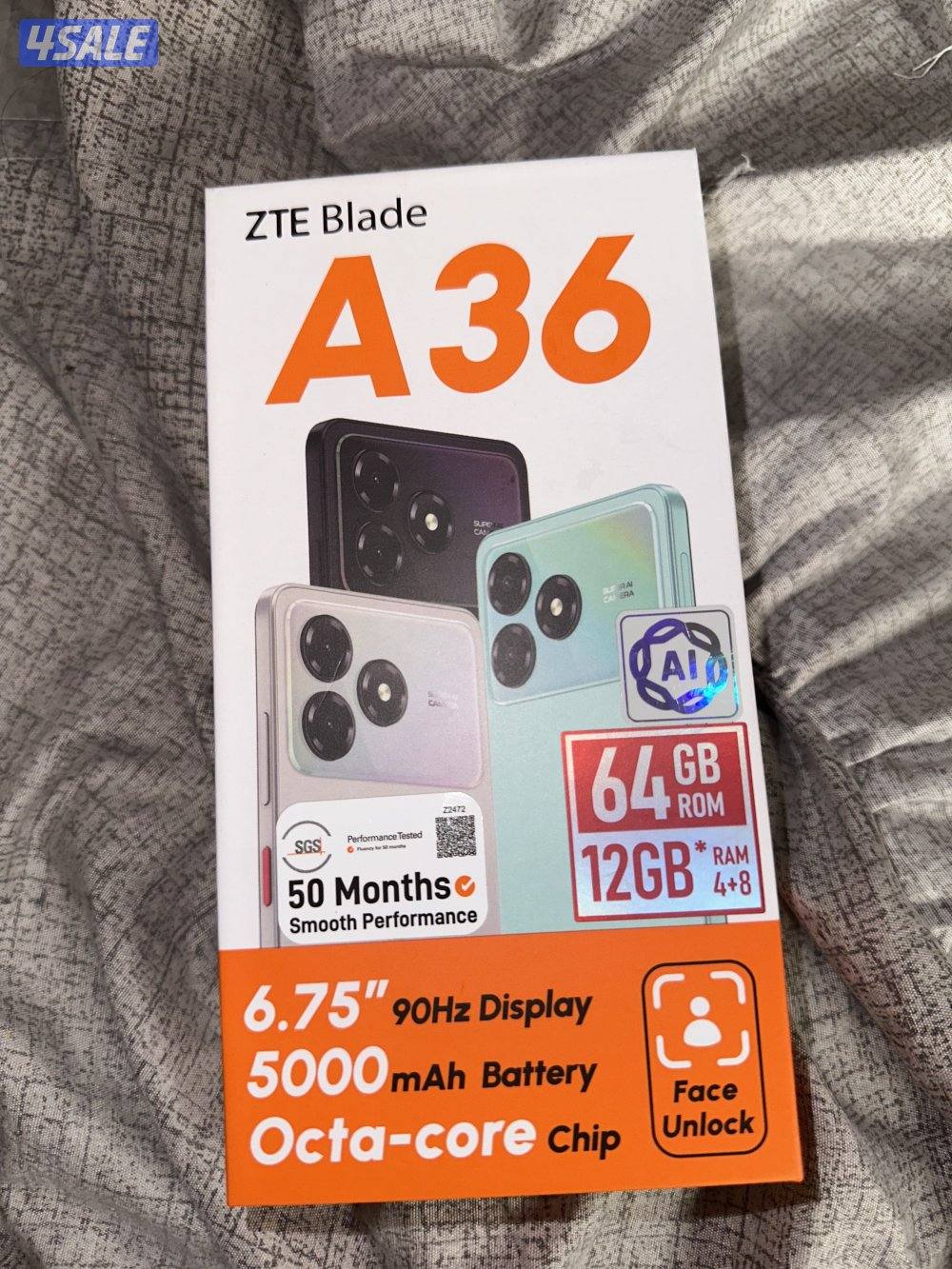 ZTE BLade A36 التلفون سعرة من ٣٥ لي ٤٠ انا بس بطلت الكرتون ما استعملتة4