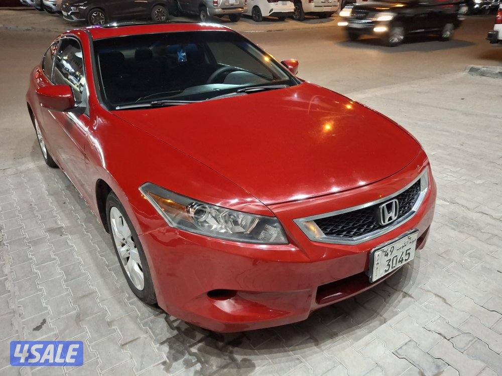 هوندا اكور د كوبيه 2009  احمر دم الغزال فل اوبشن فتحه0