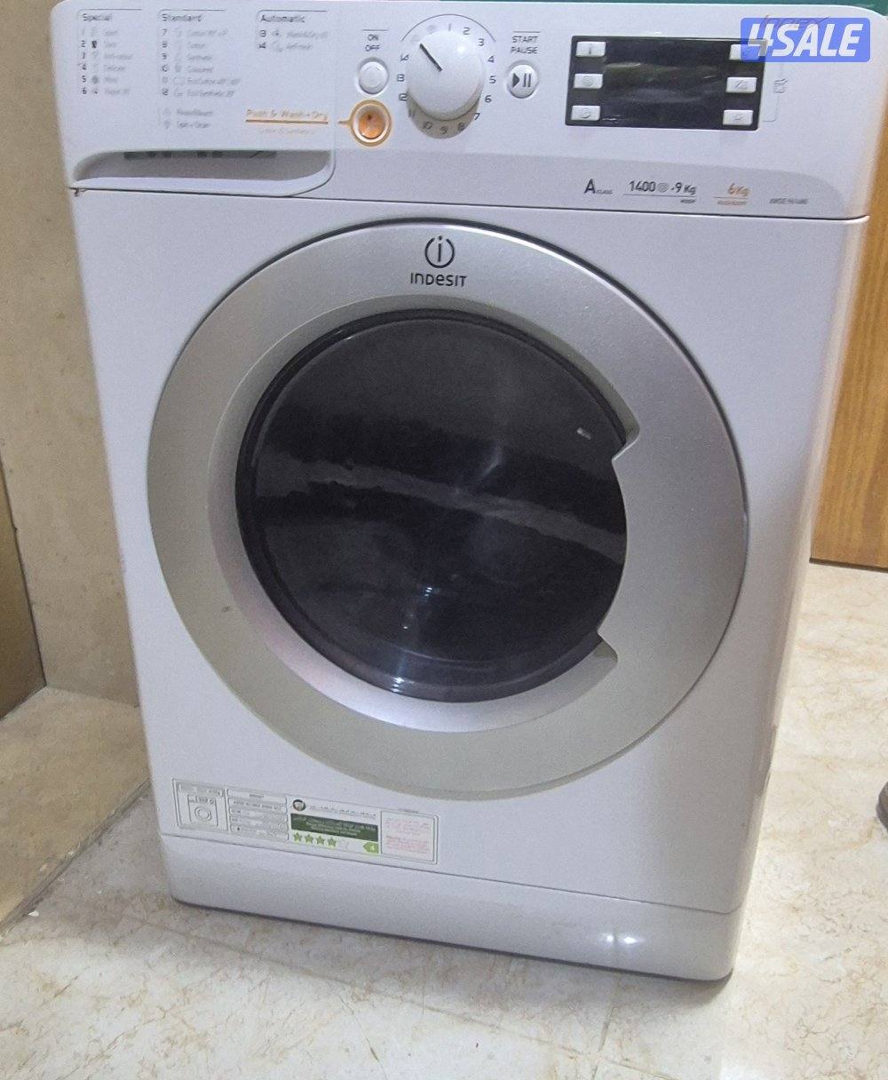 غسالة و نشافة في نفس الوقت من Indesit ممتازة مافيها مشاكل1