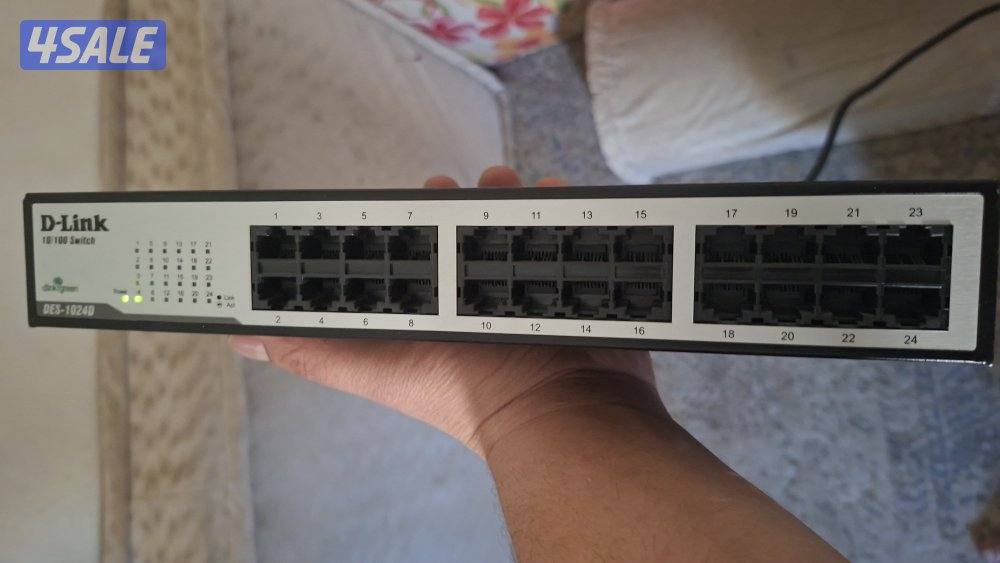 محول شبكة 1024D يحتوي علي 24 منفذ جديد لم يستخدم2