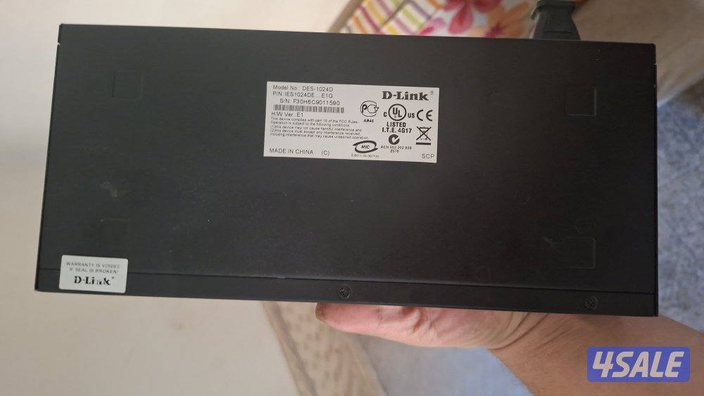 محول شبكة 1024D يحتوي علي 24 منفذ جديد لم يستخدم1