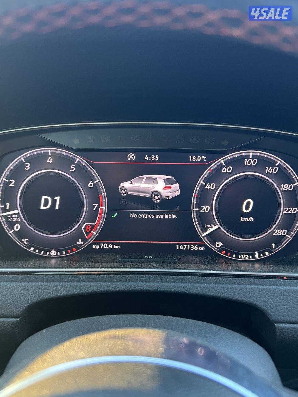 GTIجولف  MK7.5 فول اوبشن 20189