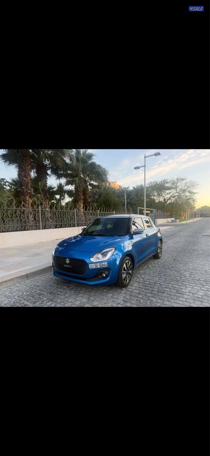 لبيع سوزوكي سويفت موديل ٢٠١٩ بحاله الوكالة شرط الفحص ماشي ٥٤ الف0