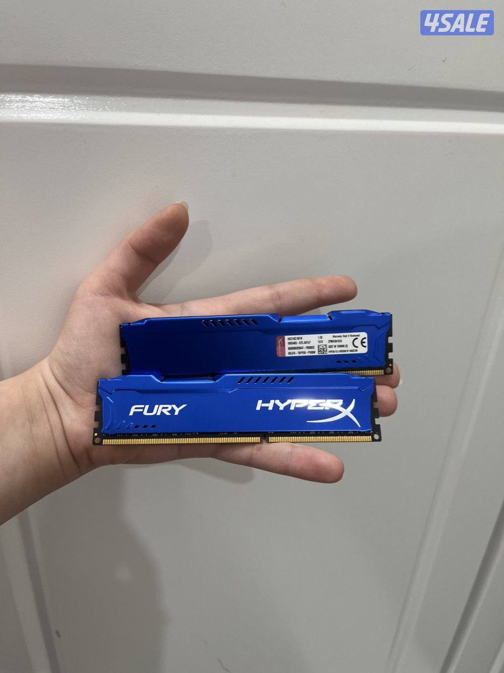 للبيع: رامات Kingston HyperX Fury DDR3 16GB (8×2) التواصل واتس اب0