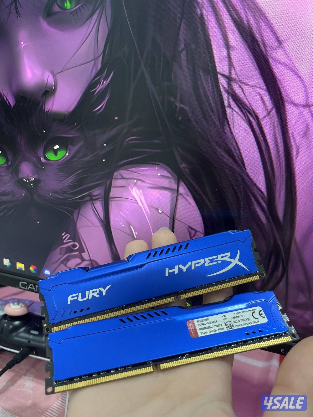 للبيع: رامات Kingston HyperX Fury DDR3 16GB (8×2) التواصل واتس اب5