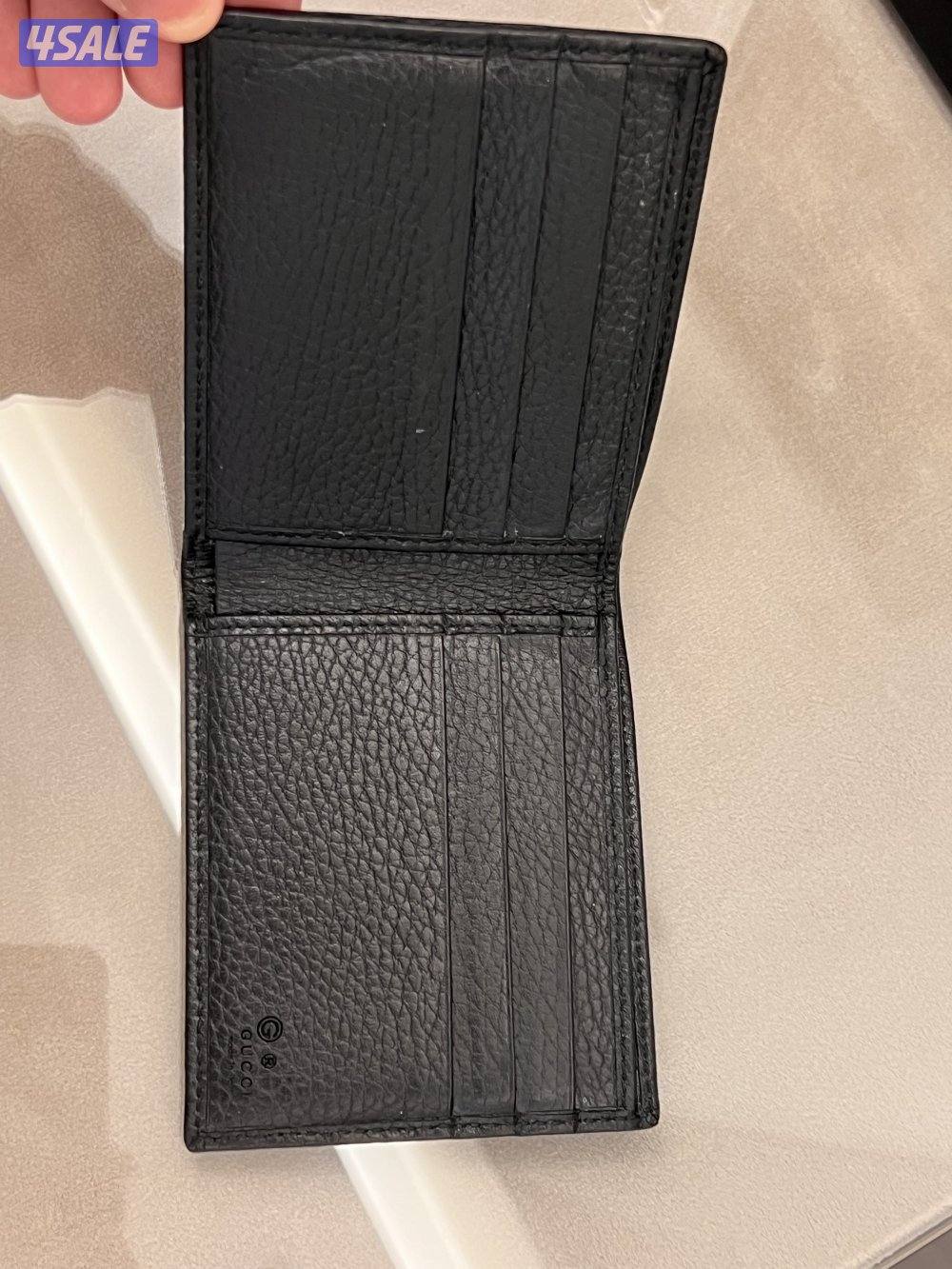 Gently Used Black Original Gucci wallet5