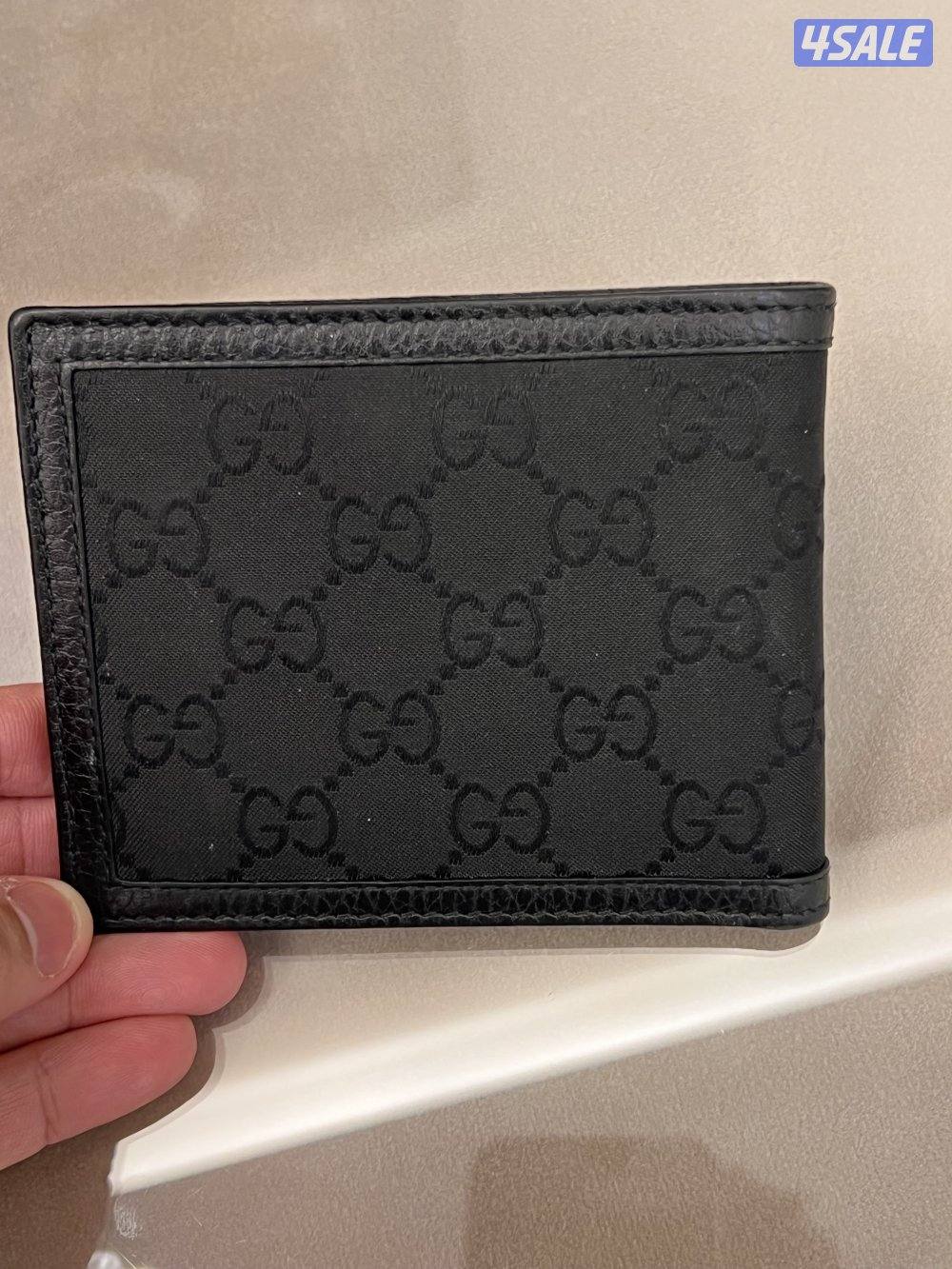 Gently Used Black Original Gucci wallet6