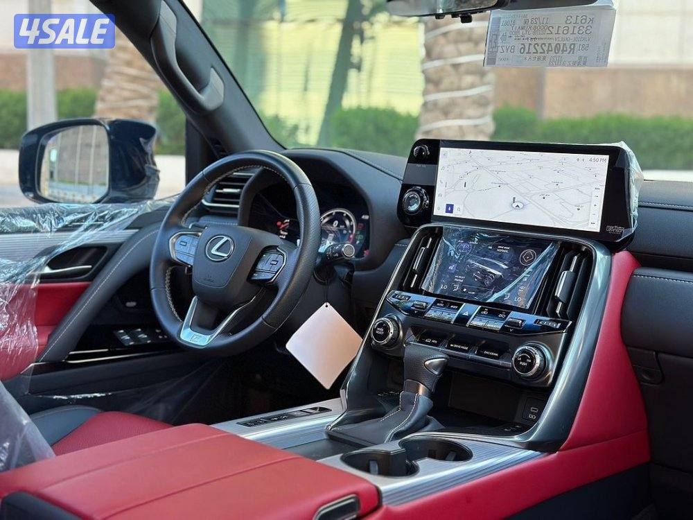 لكزسLX600 F SPORT موديل2024 عداد13الف تحت الكفاله+الصيانه5
