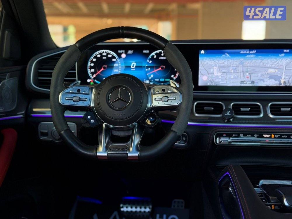 مرسيدسGLE53 AMG موديل2021 عداد69الف وارد الملا سيرفس منتظم6