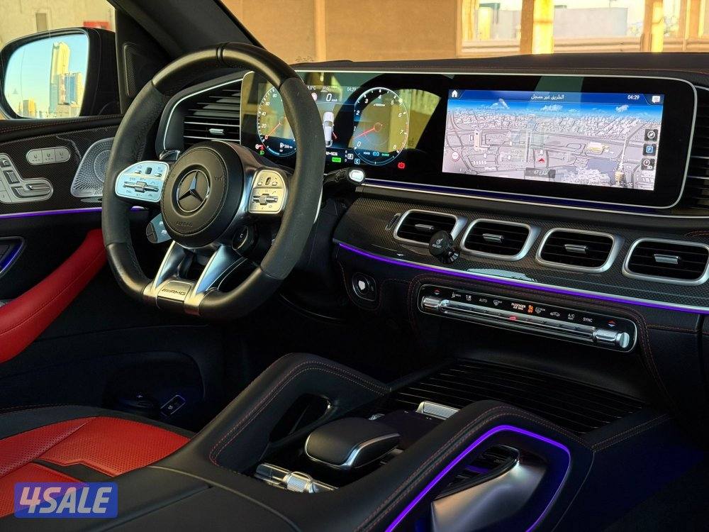 مرسيدسGLE53 AMG موديل2021 عداد69الف وارد الملا سيرفس منتظم7