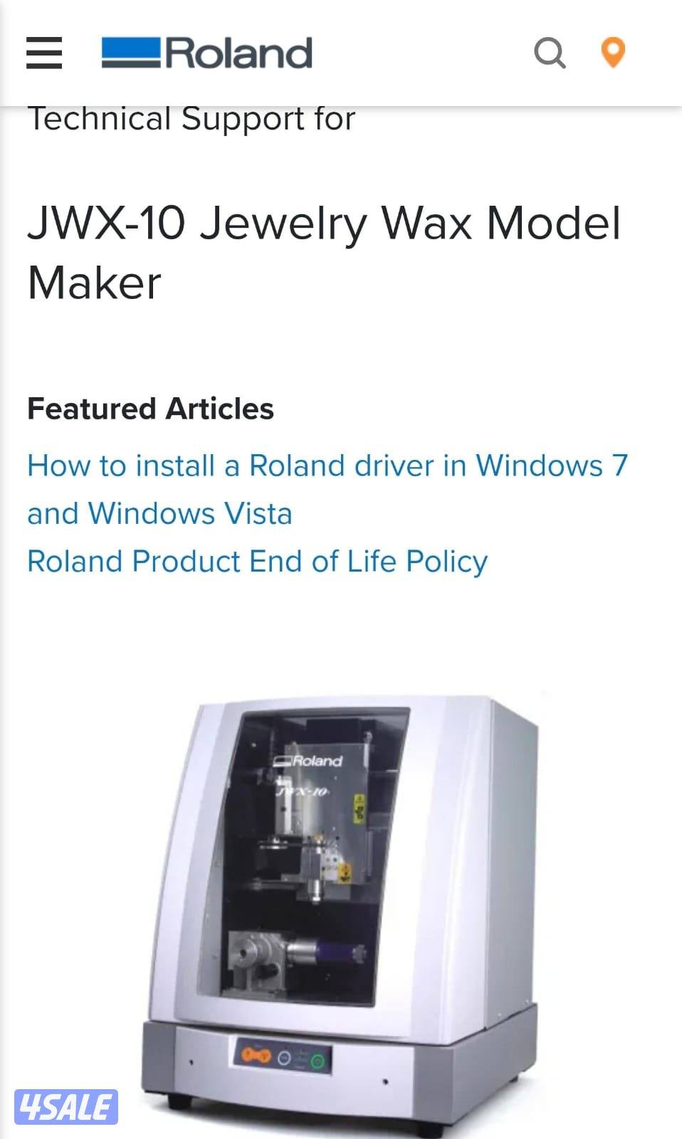 بيع جهاز صناعة قوالب شمعيه لتصاميم المجوهرات 

jewelry wax model maker0