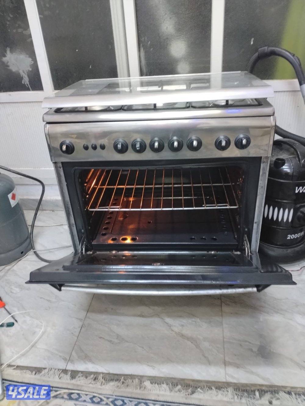 تكنوجاز ايطالي 80 60 نار زرقا وصافيه كالجديد شرط الفحص ونظافه الجديد1